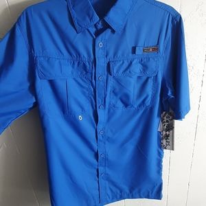 Brand New Mens Fishing Shirt Blue